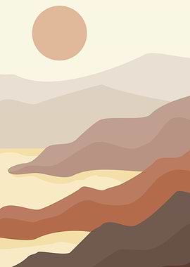 Morning Sunrise Mountains