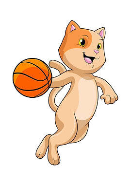 Cat Basketball Sports