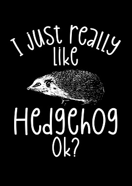 I like really hedgehog