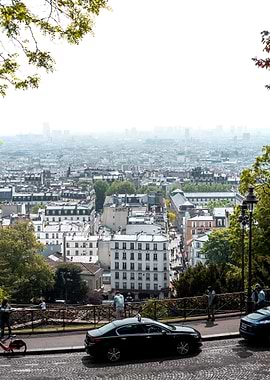 Taxi in Montmartre