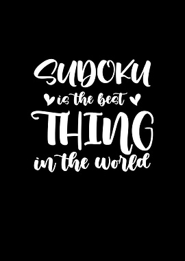 Sudoku is the best thing