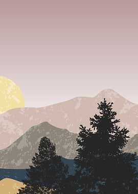 Nature morning sun rise