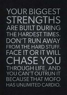 Strength and Hardest Times