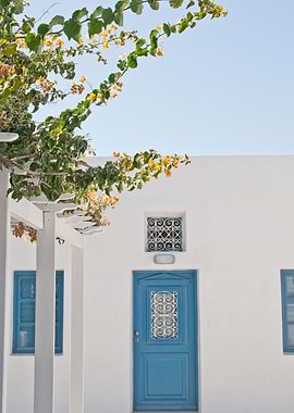 Santorini Oia Blue Door 2