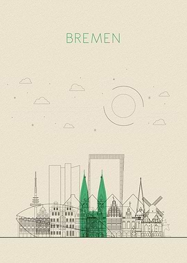 Bremen Skyline