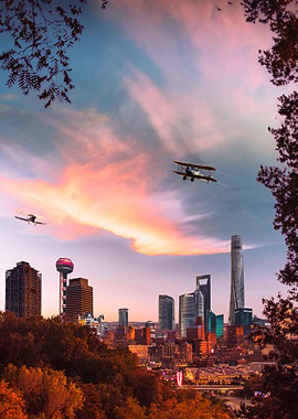Planes Over The City