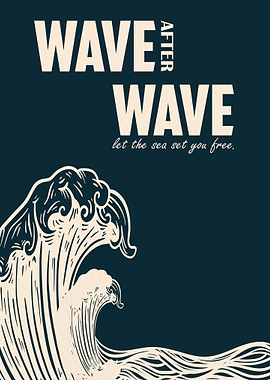 Surfer Wave after Wave