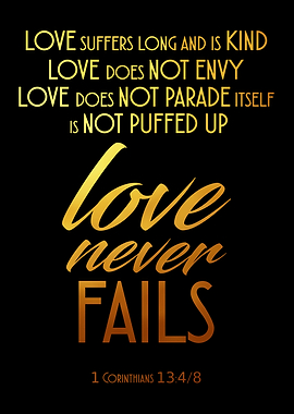 Love Never Fails Gold