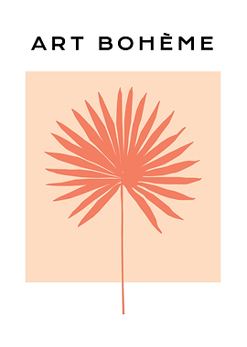 Bohemian leaf quotes art