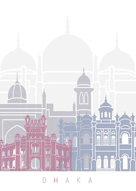 Dhaka skyline