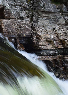 Splash in a stream
