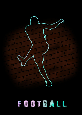 Football Player Poster