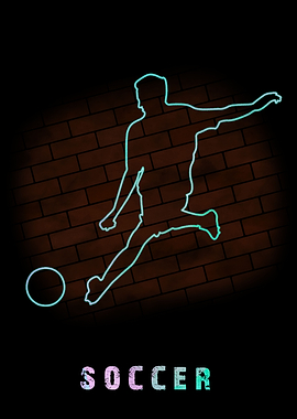 Football Player Poster