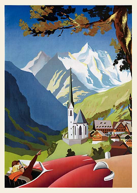 Austria Vintage Poster