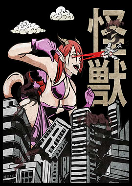 Kaiju Anime Girl Kaijin