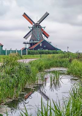 Windmill In Zaanse Schans
