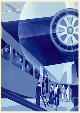 Sweden Vintage Poster