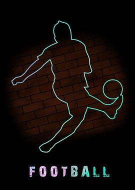 Football Player Poster