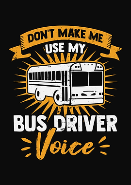 Funny Bus Driver Operator
