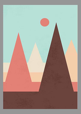 Abstract modern Landscape