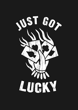 Lucky Poker Player Cards