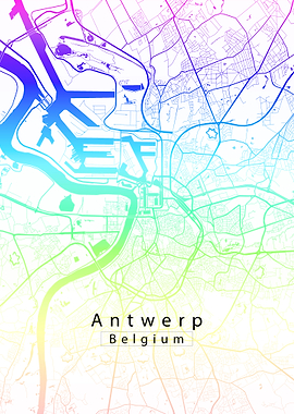 Antwerp City Map