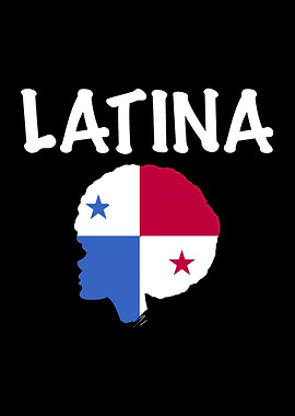 Panama Flag Afro Latina