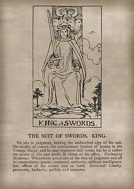 King of Swords Tarot Card