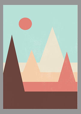 Abstract modern Landscape