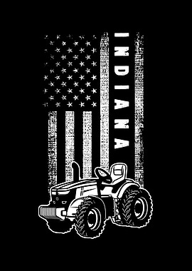 Indiana Farmer Patriotic