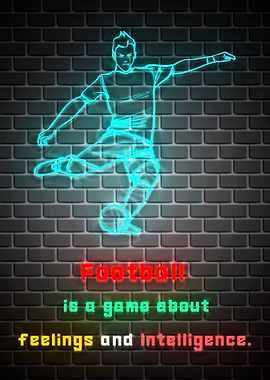 Football Quotes Neon
