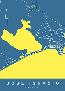 JOSE IGNACIO Map URUGUAY