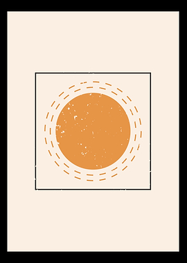 Abstract sun contemporary