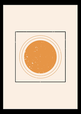 Abstract sun contemporary