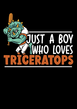 Boy Who Loves Triceratops