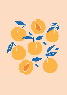 Peach fruit Kitchen decor