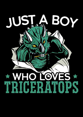 Boy Who Loves Triceratops