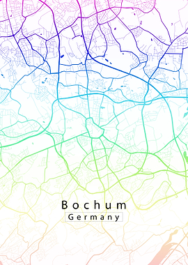 Bochum City Map