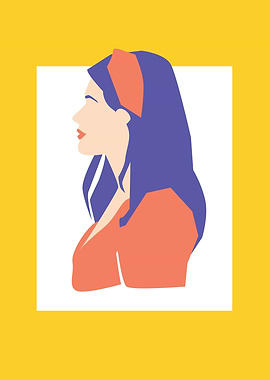 Cute modern fashion girl