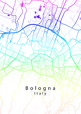 Bologna City Map