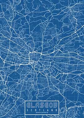 Glasgow Map Blueprint
