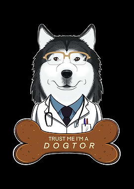 Veterinary Husky Dogtor