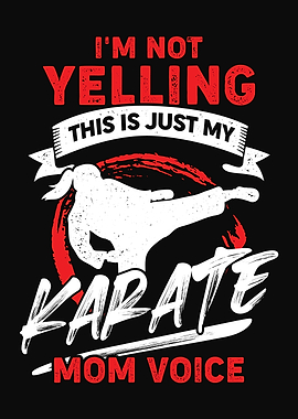 Funny Karate Mom Design