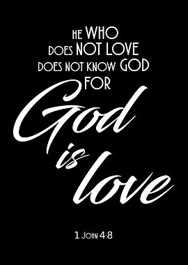 God Is Love White