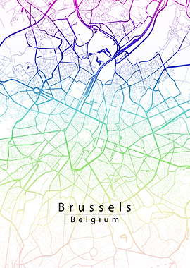 Brussels City Map