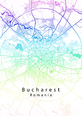 Bucharest City Map
