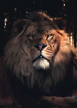 Serious Lion