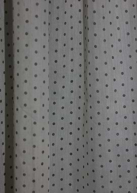 White dots curtain macro