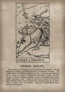 Knight of Swords Tarot