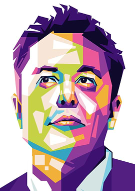 ELON MUSK POP ART